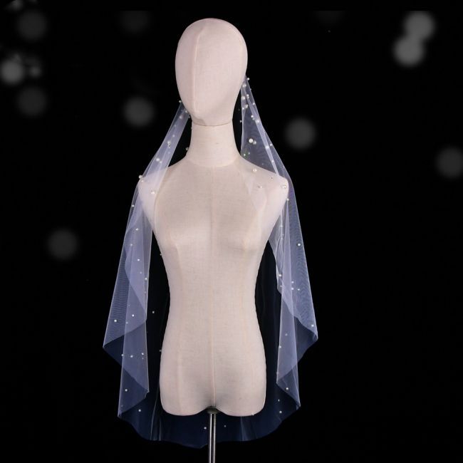 Pearl Wedding Veil WV190