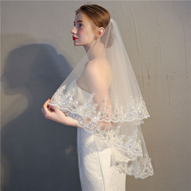 Lace Wedding Veil WV249