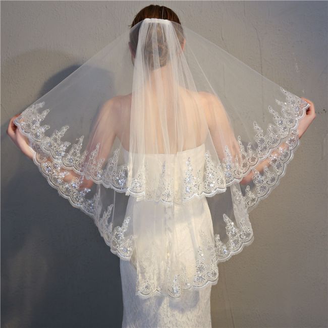 Lace Wedding Veil WV249