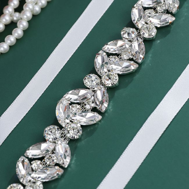 Rhinestone Dress Belt WX029