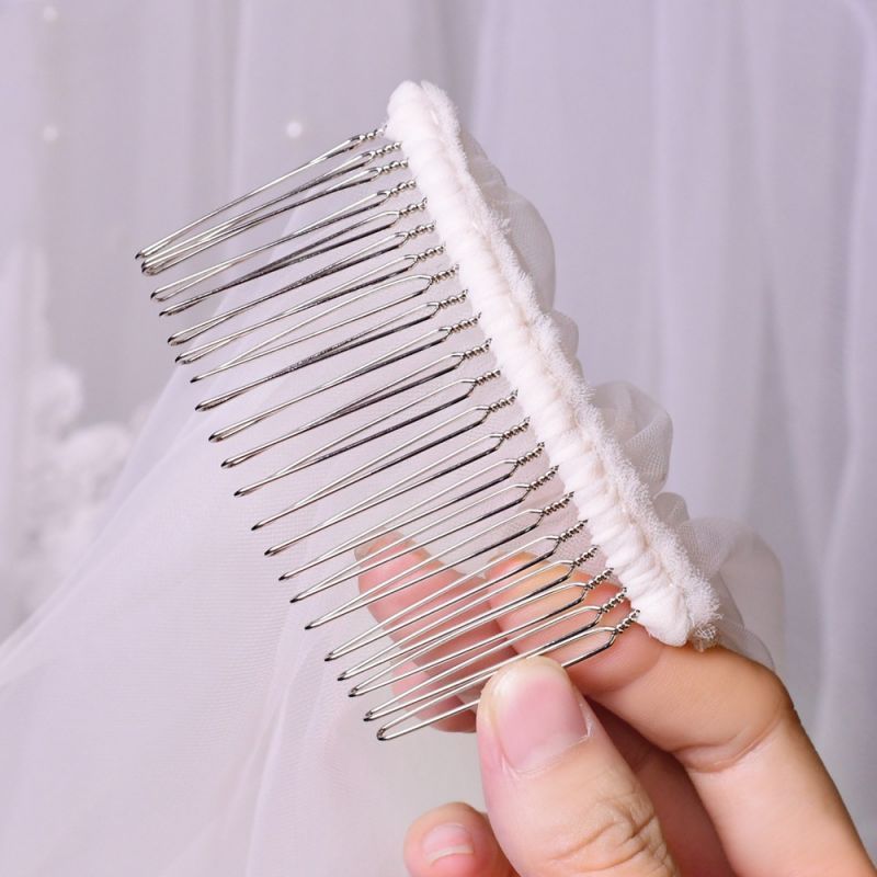 Beaded Wedding Veil