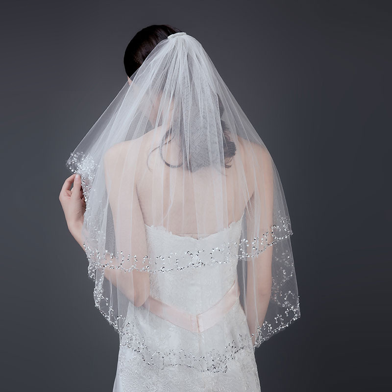 Beading Wedding Veil