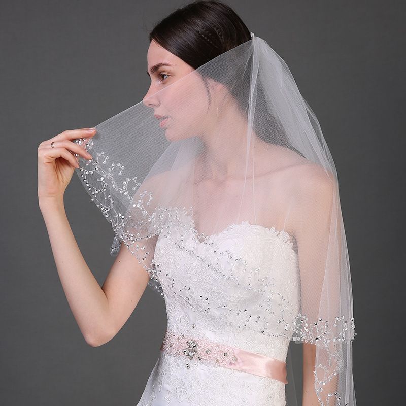 Beading Wedding Veil