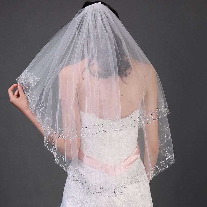 Beading Wedding Veil
