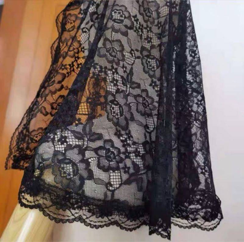 Black Wedding Veil WV288