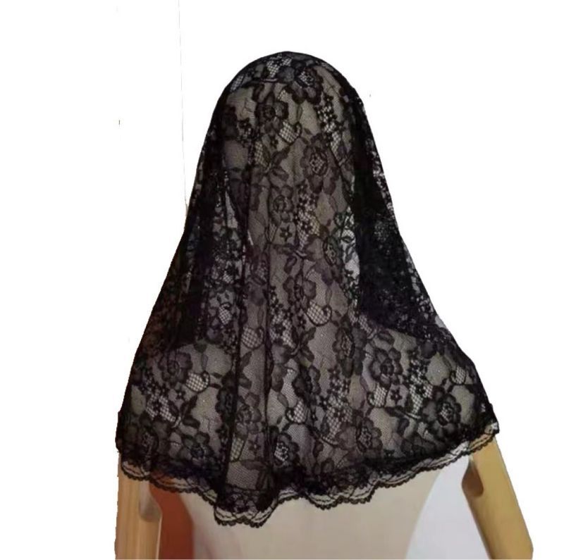 Black Wedding Veil WV288
