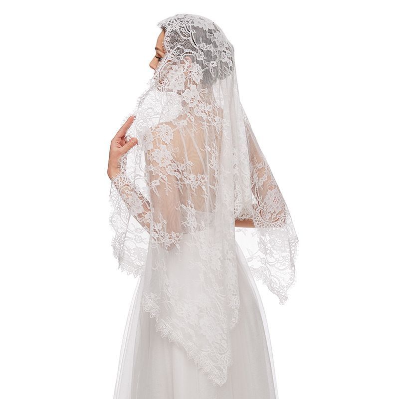 Black Wedding Veil WV317