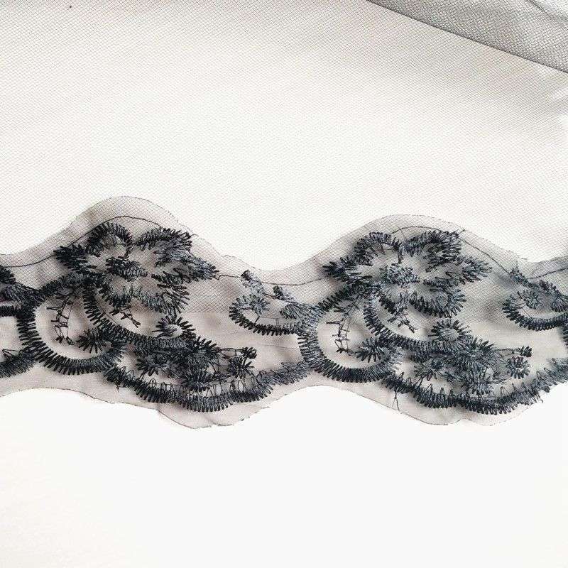 Black Wedding Veil WV331