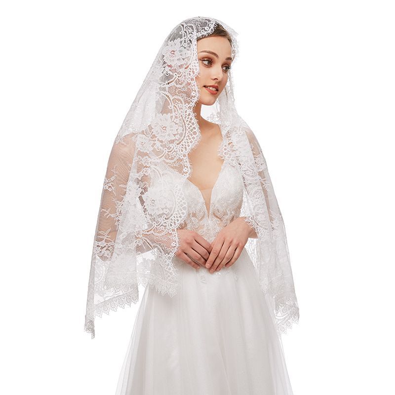 Black Wedding Veil WV317