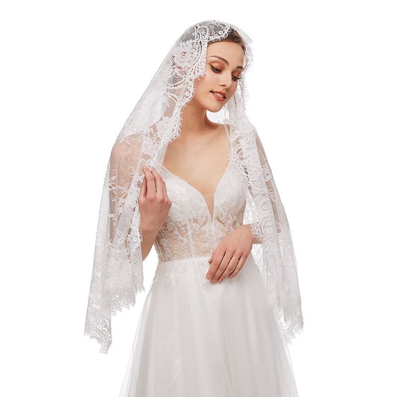 Black Wedding Veil WV317