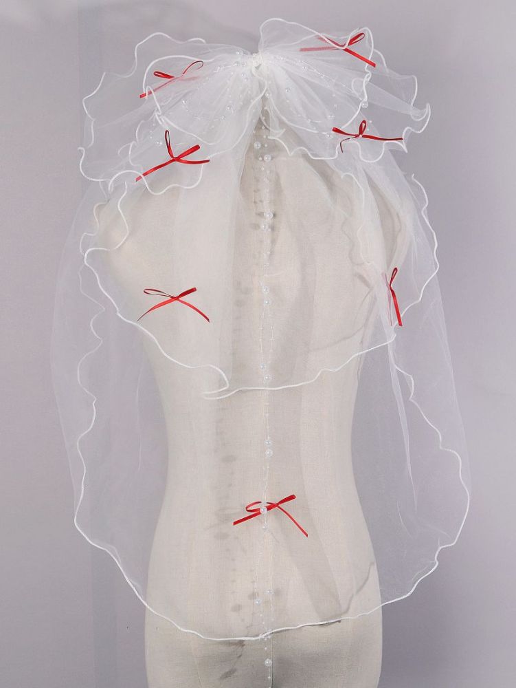 Black Wedding Veil WV330