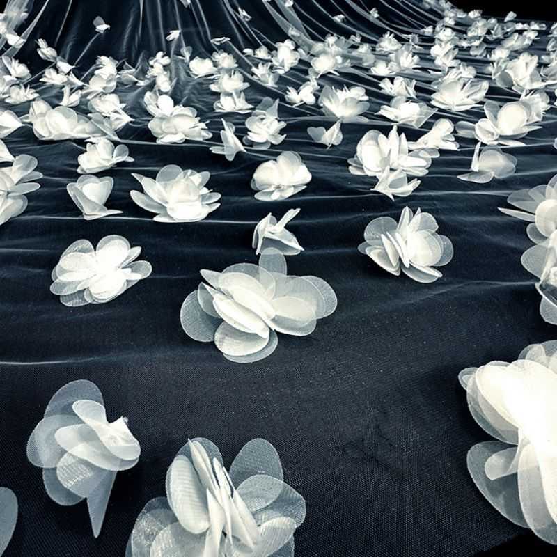 3D Floral Bridal Veil WV349