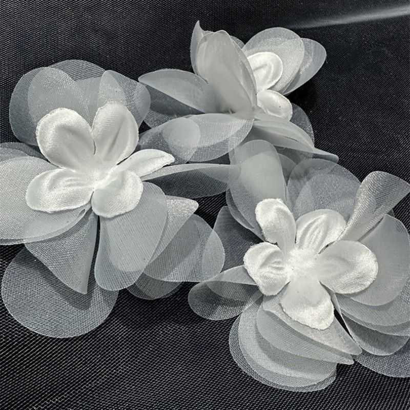 3D Floral Bridal Veil WV347