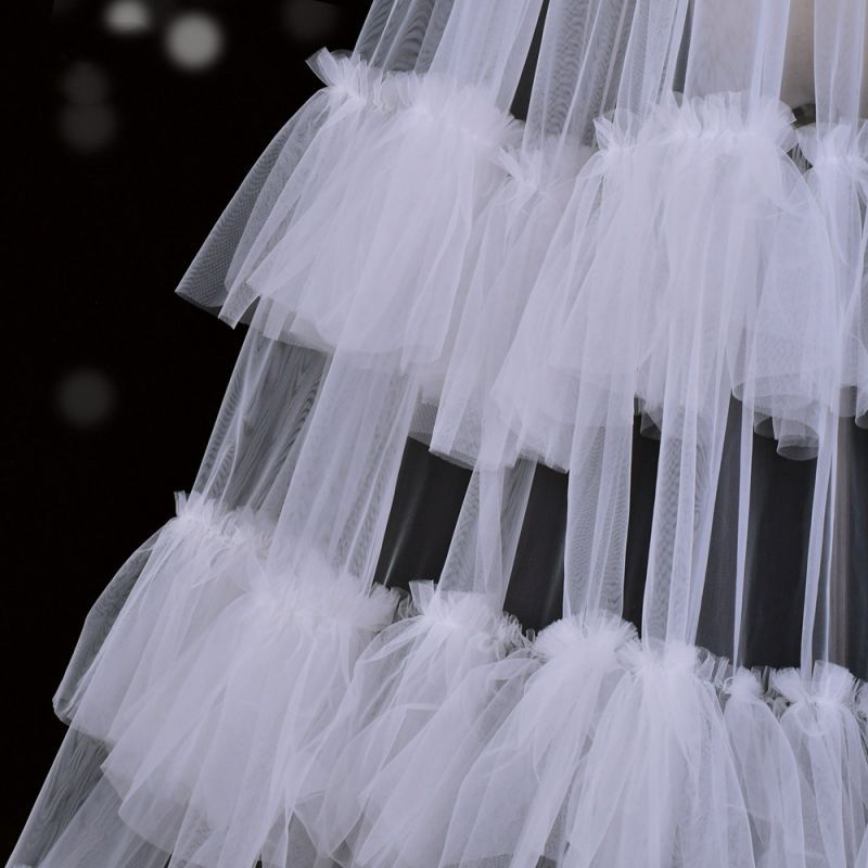 3D Floral Bridal Veil WV383