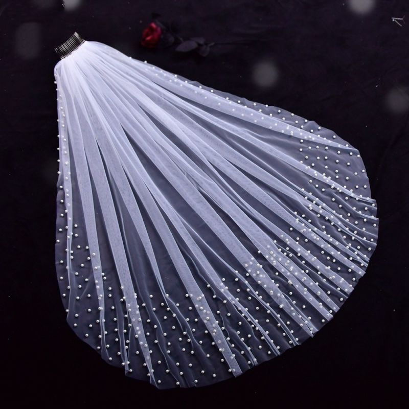 Pearls Bridal Veil WV477