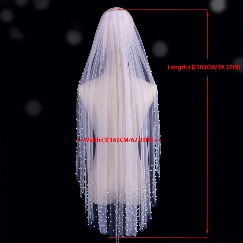 Pearls Bridal Veil WV477
