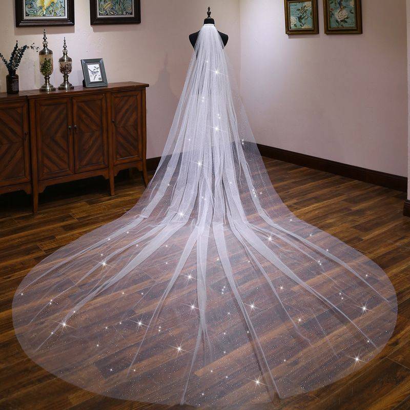 Glittering Wedding Veil