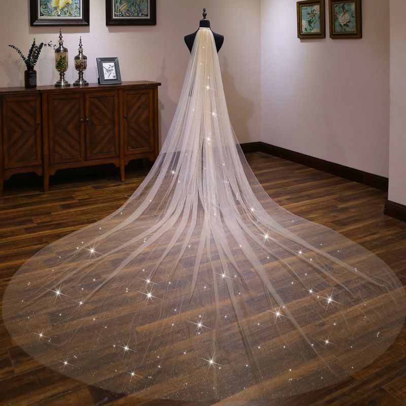 Glittering Wedding Veil
