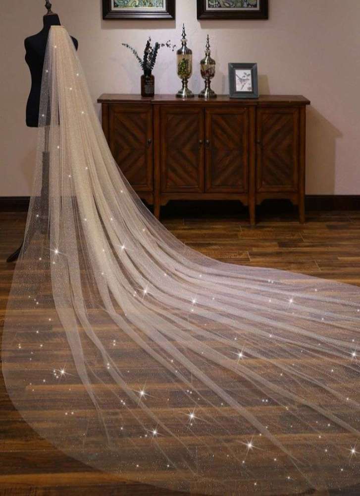 Glittering Wedding Veil