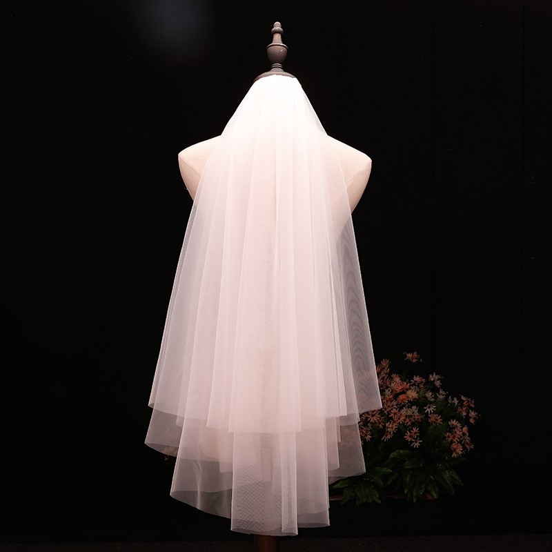 Simple Bridal Veil WV542