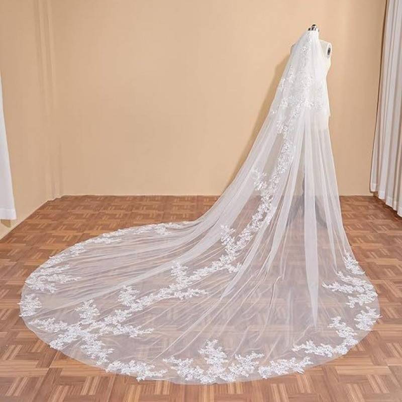 Lace Bridal Veil WV583