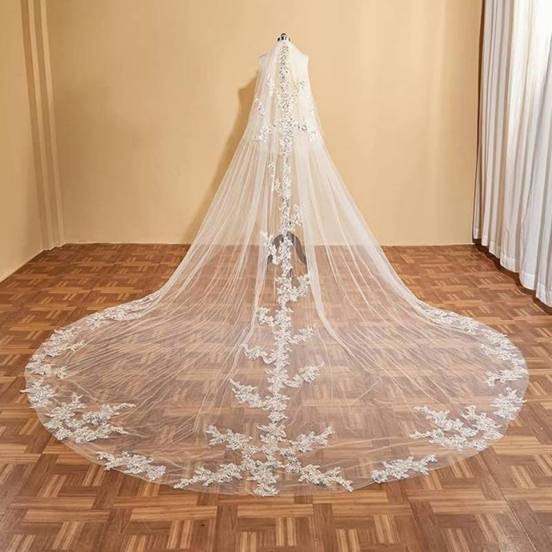 Lace Bridal Veil WV583