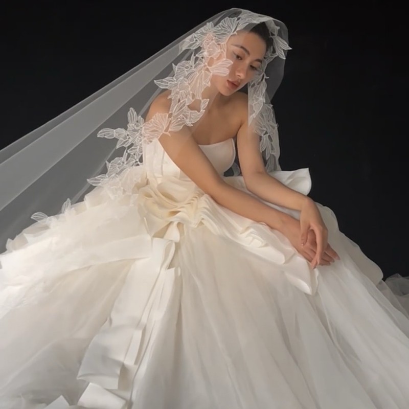 Lace Bridal Veil WV592