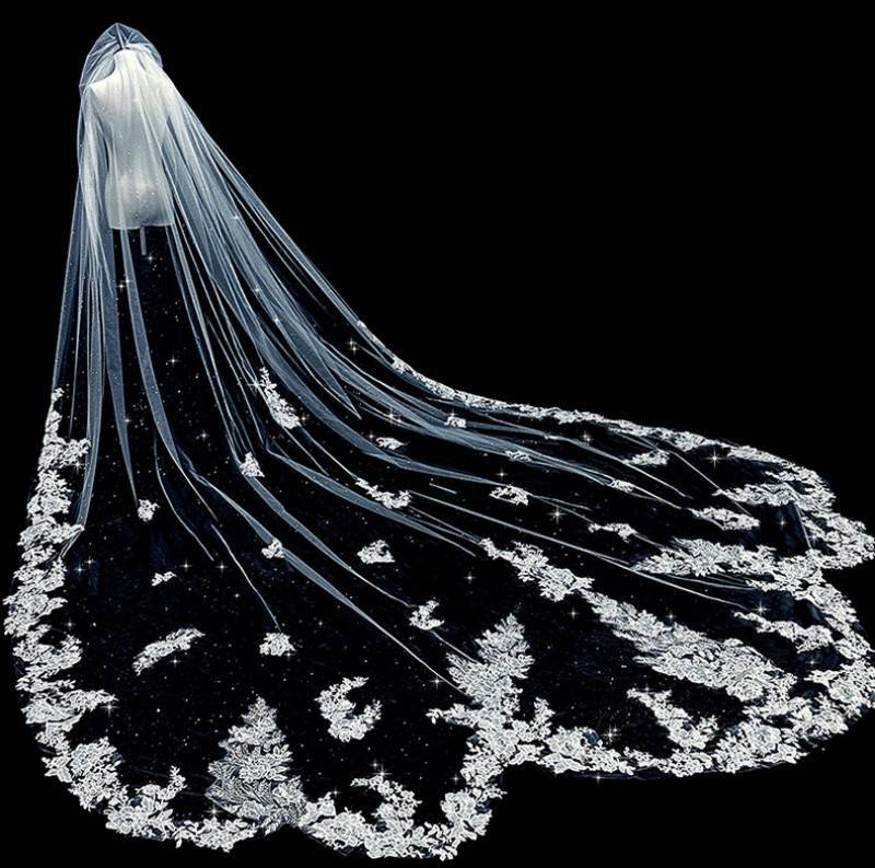 Lace Bridal Veil WV594