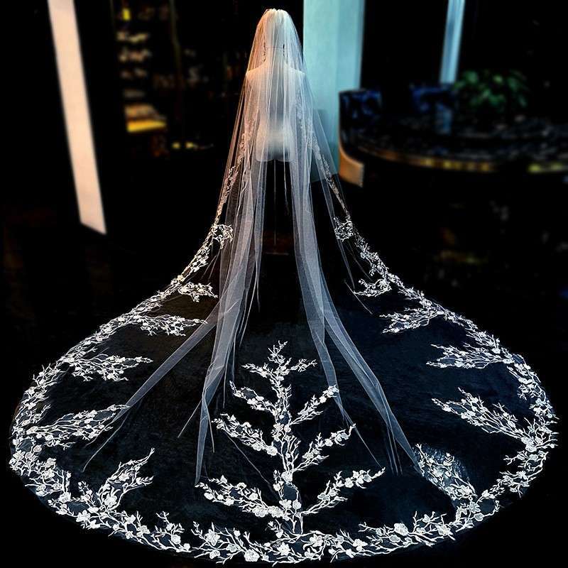 Lace Bridal Veil WV601