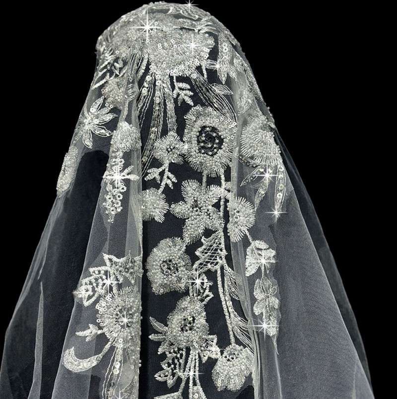 Lace Bridal Veil WV599