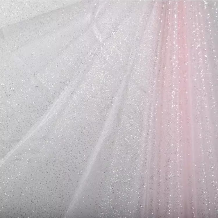 1 Yard Glittering Sequin Lace Material Fabric HS006