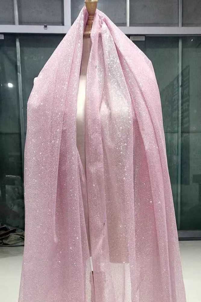 1 Yard Glittering Sequin Lace Material Fabric