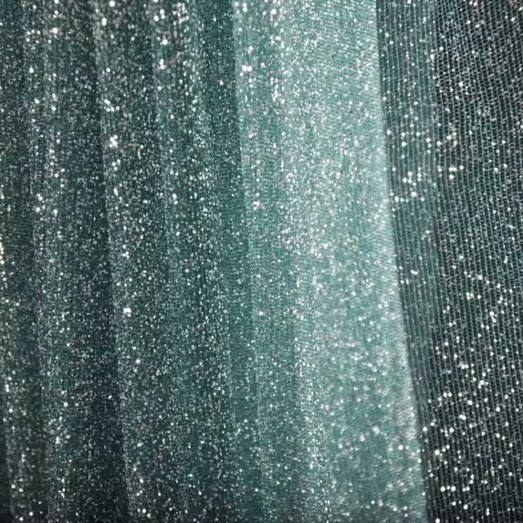 1 Yard Glittering Sequin Lace Material Fabric HS006