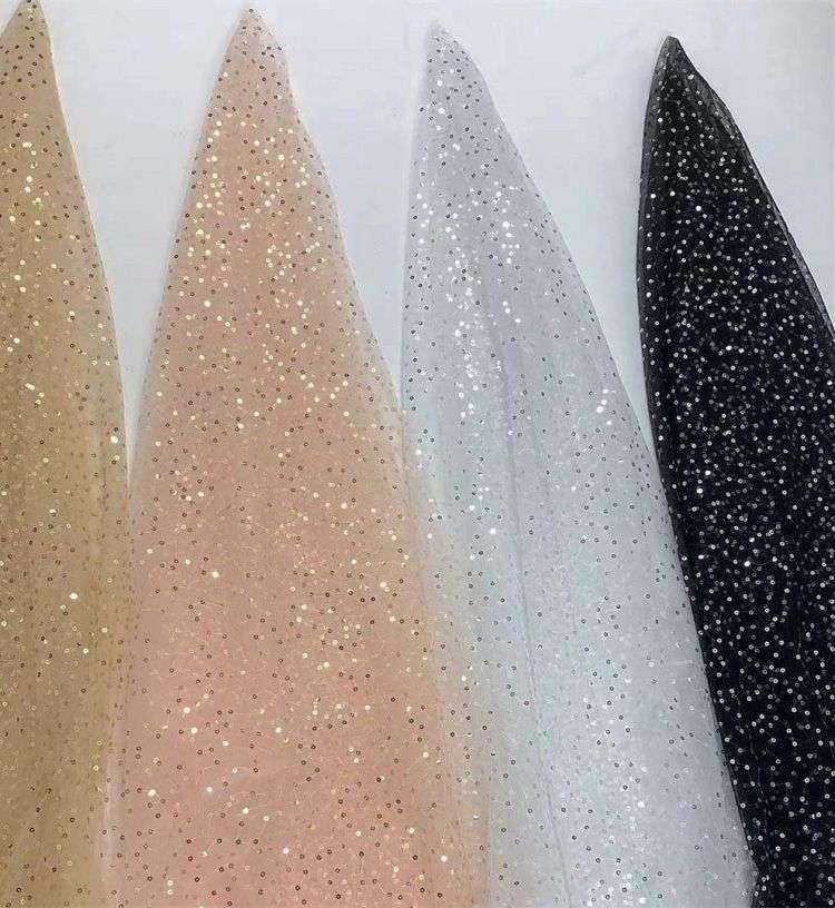 1 Yard White Sequined Beaded Multi-Color Corded Guipure Chantilly Embroidered 3D Floral Bridal Lace Material Fabric JS101