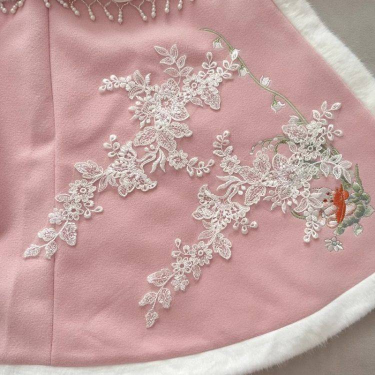1 Yard White Sequined Beaded Corded Guipure Chantilly Embroidered 3D Floral Bridal Lace Trim Applique Material Fabric JB004