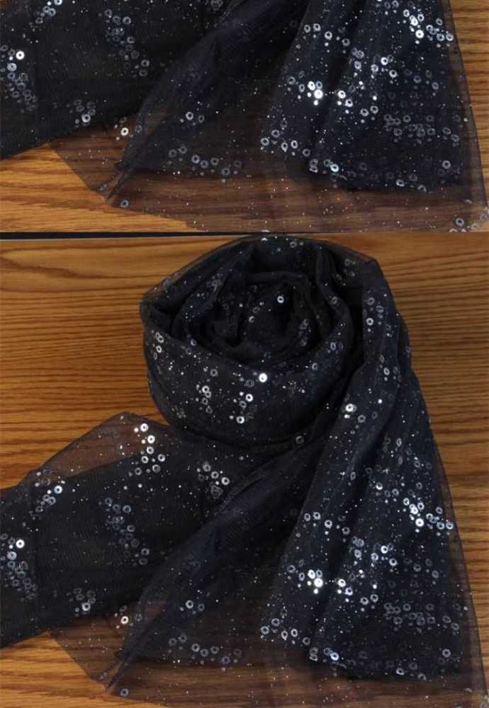 1 Yard Glittering Sequin Lace Material Fabric HS005