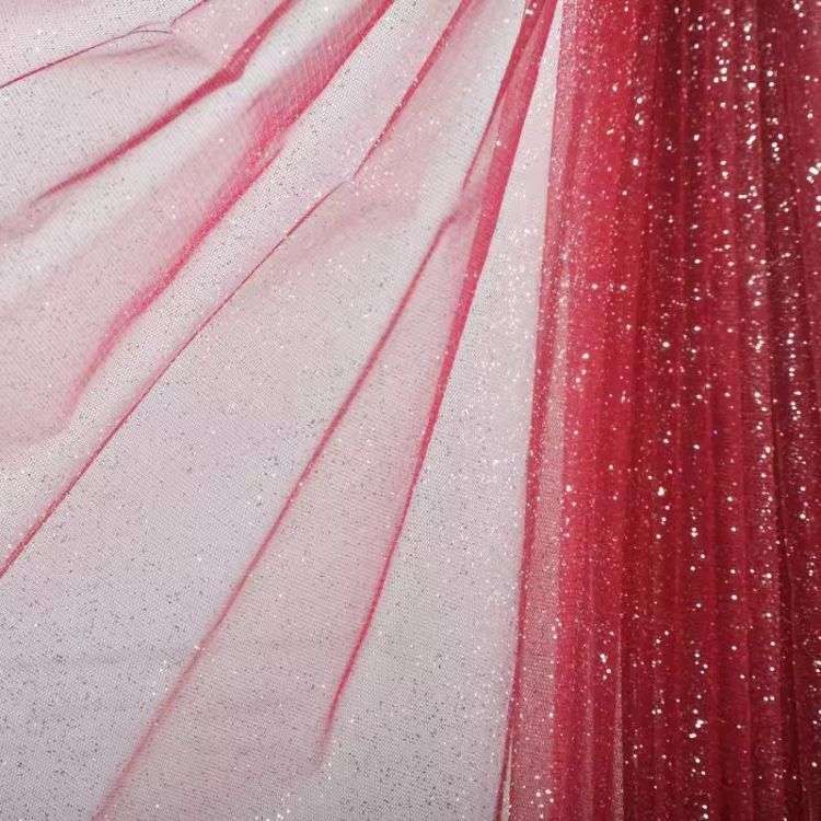 1 Yard Glittering Sequin Lace Material Fabric HS006