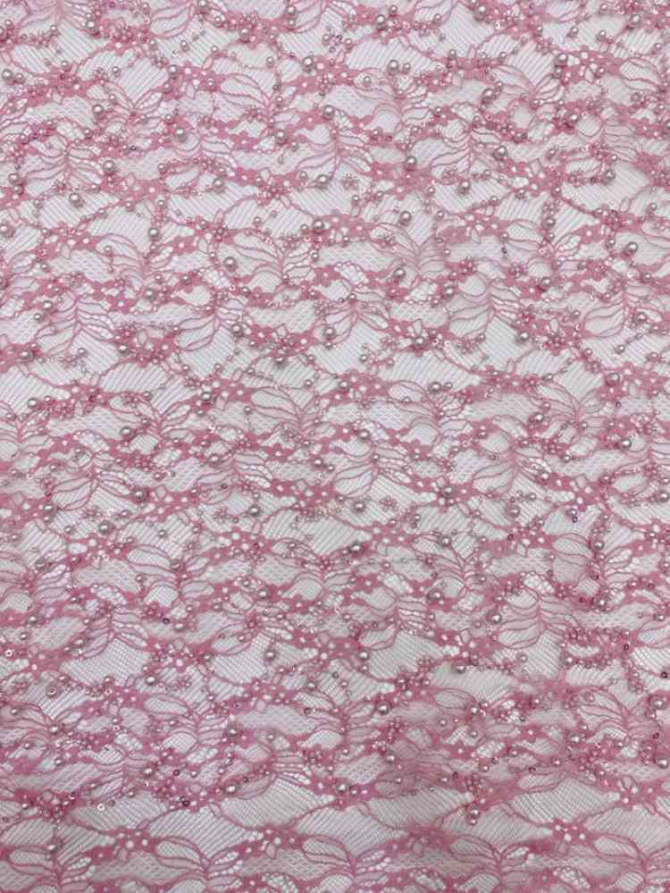 1 Yard 5 Yards Multi-Color Sequined Beaded Embroidered Lace Material Fabric TDD387