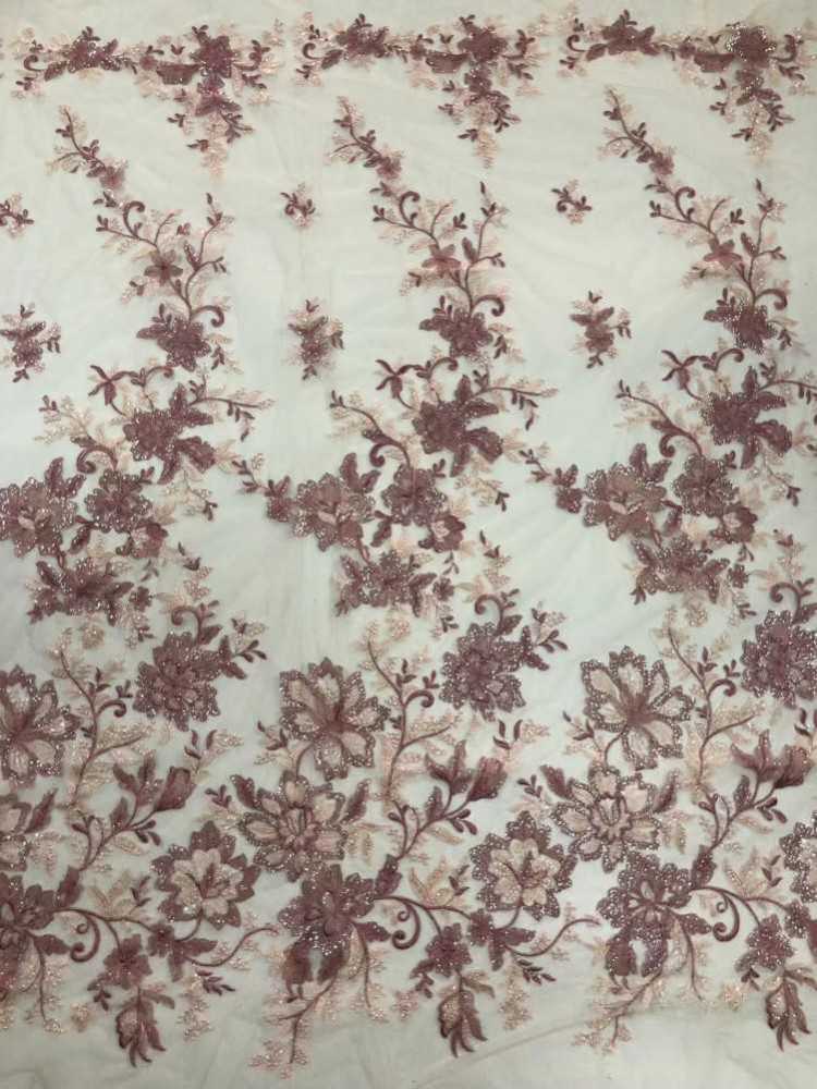 1 Yard 5 Yards Multi-Color Sequined Beaded Embroidered Lace Material Fabric TDD403