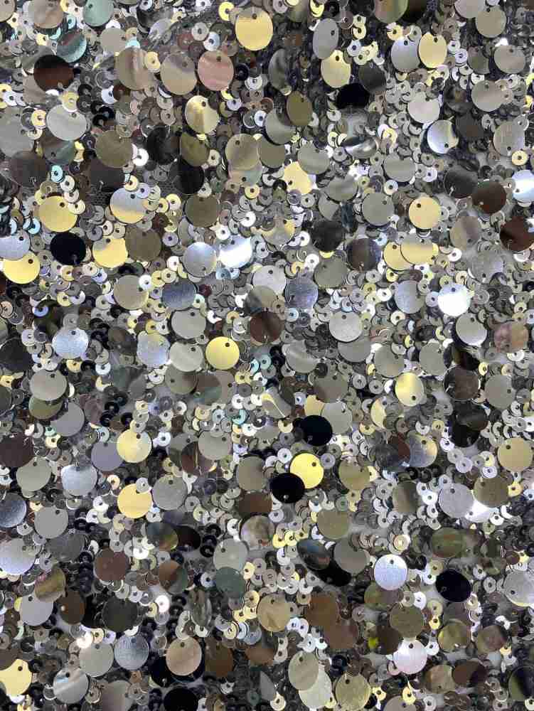 1 Yard 5 Yards Multi-Color Sequined Beaded Embroidered Lace Material Fabric TDD406