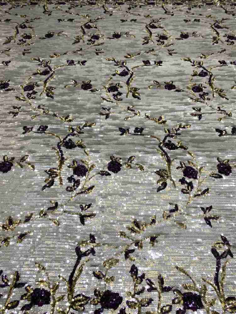 1 Yard 5 Yards Multi-Color Sequined Beaded Embroidered Lace Material Fabric TDD408