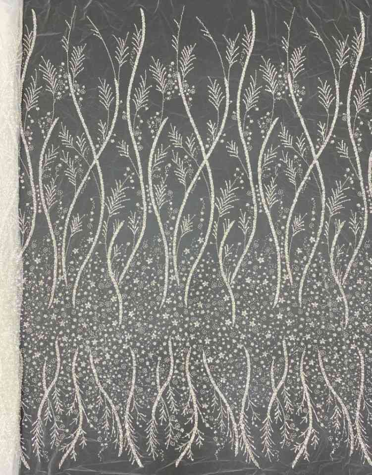 1 Yard 5 Yards Multi-Color Sequined Beaded Embroidered Lace Material Fabric TDD412