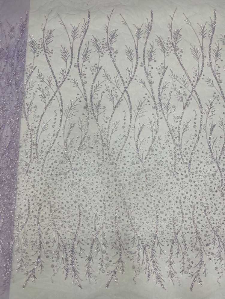 1 Yard 5 Yards Multi-Color Sequined Beaded Embroidered Lace Material Fabric TDD412