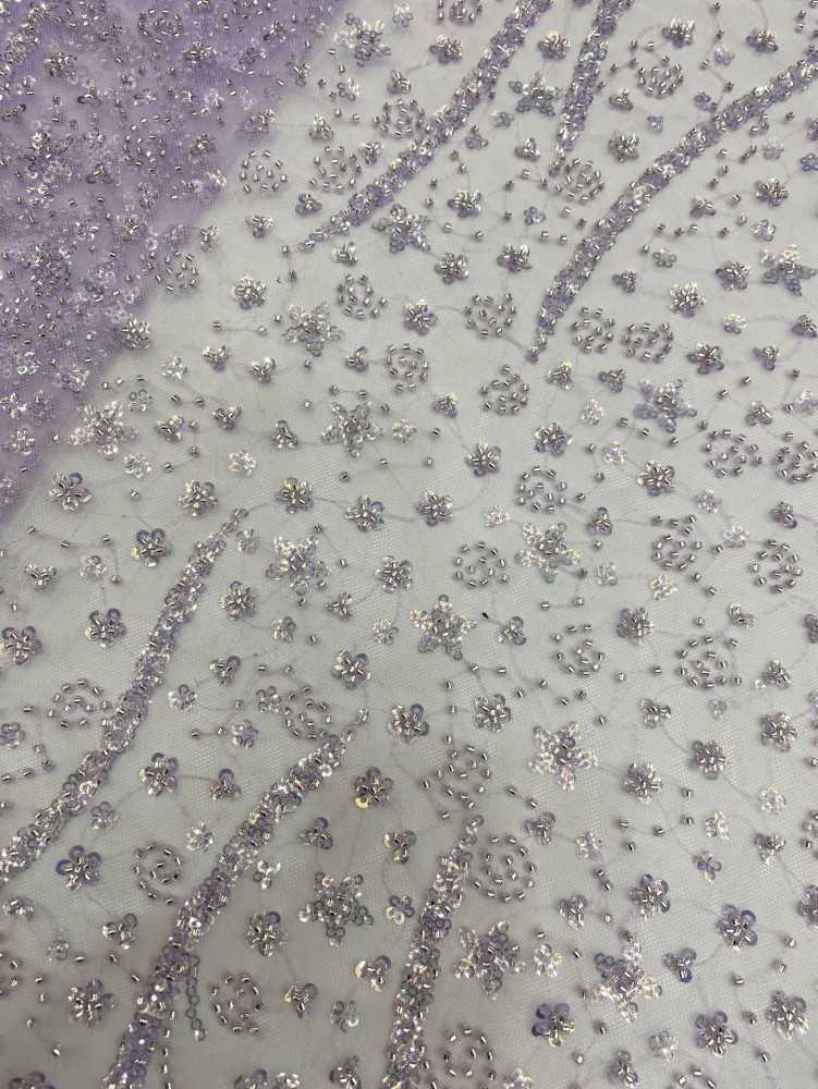 1 Yard 5 Yards Multi-Color Sequined Beaded Embroidered Lace Material Fabric TDD412