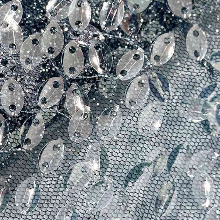 1 Yard 5 Yards Multi-Color Sequined Beaded Embroidered Lace Material Fabric