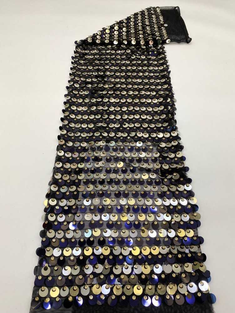 1 Yard 5 Yards Multi-Color Sequined Beaded Embroidered Lace Material Fabric TDD417