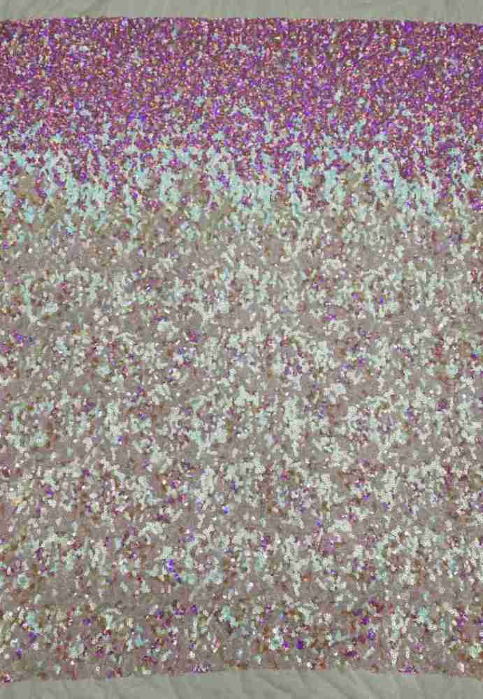 1 Yard 5 Yards Multi-Color Sequined Beaded Embroidered Lace Material Fabric TDD435