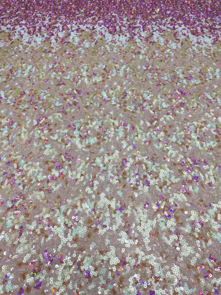 1 Yard 5 Yards Multi-Color Sequined Beaded Embroidered Lace Material Fabric TDD435