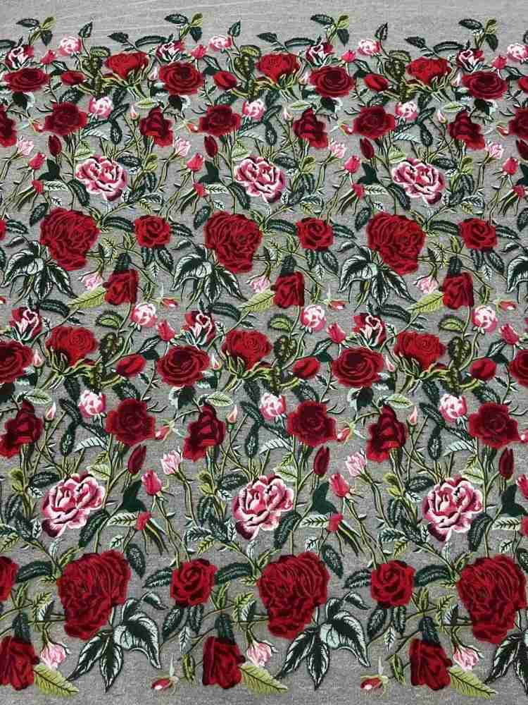 1 Yard 5 Yards Multi-Color Sequined Beaded Embroidered Lace Material Fabric TDD444