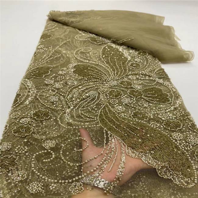 5 Yards Multi-Color Colorful Rainbow Sequined Beaded Embroidered 3D Floral Lace Material Fabric JLT034